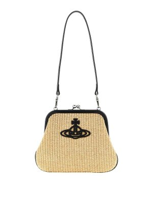 VIVIENNE WESTWOOD: Bolso clutch - Bolso Clutch - Beis