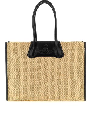 VIVIENNE WESTWOOD: Handtaschen - Shopper - Beige