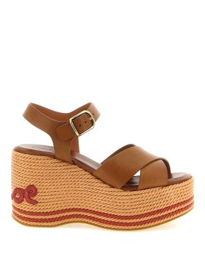 CHLOE': Sandales - Sandales - Marron