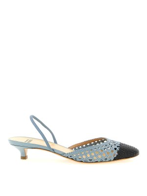 FRANCESCO RUSSO: Sandalen - Sandalen - Hellblau