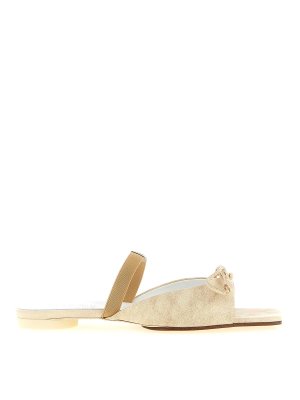 MM6 MAISON MARGIELA: sandali - Sandali con punta squadrata