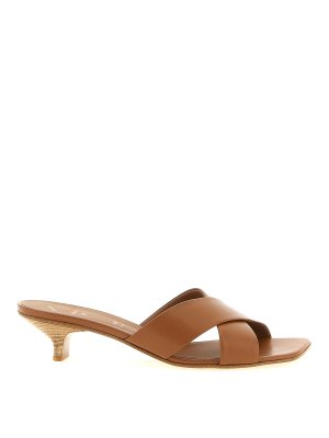 VICINI: Zapatos chinelas - Chinelas - Marrón