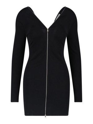 ALEXANDER WANG: short dresses - Continuous zipper mini dress