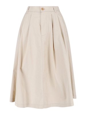 ASPESI: Jupes midi et au genou - Jupe Midi - Beige