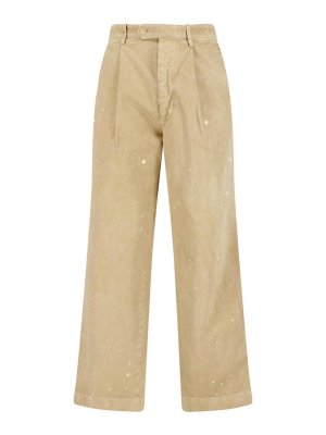 AURALEE: Pantalons casual - Pantalons Décontractés - Beige