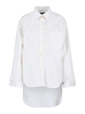 BALENCIAGA: Hemden - Hemd - Weiß