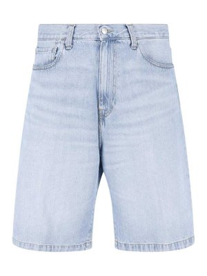 CARHARTT: Trousers Shorts - landon denim shorts