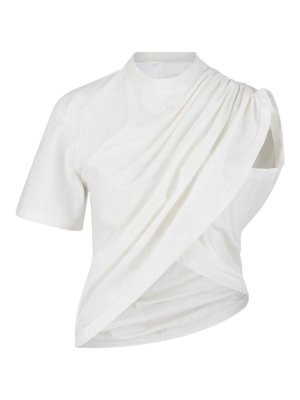 Courreges: Tシャツ - Tシャツ - 白