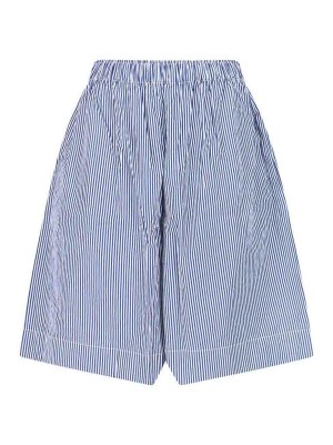 DANIELA GREGIS: Trousers Shorts - Striped shorts