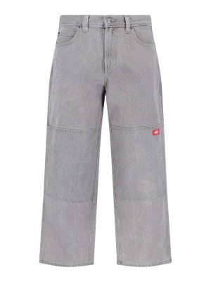 DICKIES: Jeans à jambe droite - Jean Droit - Gris