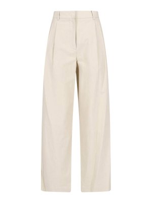 DUNST: Pantalons casual - Pantalons Décontractés - Beige