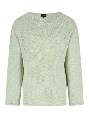 GIORGIO ARMANI: クルーネック - クルーネック - 緑
