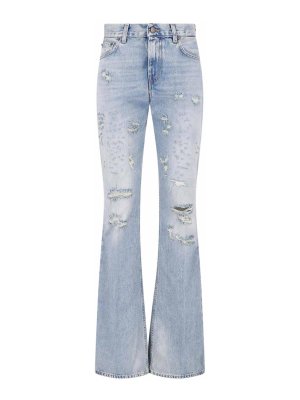 HAIKURE: Schlagjeans - Schlagjeans - Blau