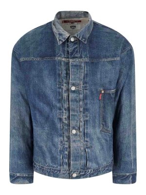 JUNYA WATANABE: Chaquetas denim - Chaqueta Vaquera - Azul