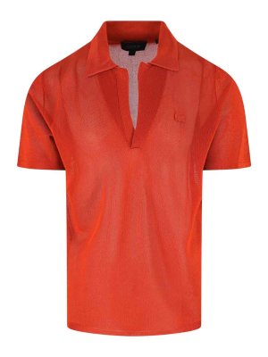 LACOSTE: polo shirts - Polo shirt in viscose piqu satin