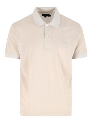 LACOSTE: polo shirts - Silk piqu polo shirt