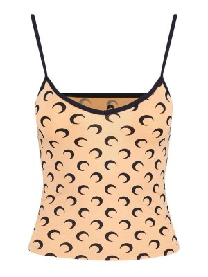 MARINE SERRE: Tops & Tank tops - moon logo tank top