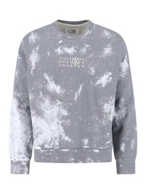 MM6 MAISON MARGIELA: スウェット＆セーター - スウェットシャツ/セーター - グレー