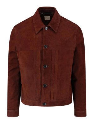 PAUL SMITH: blazers - Lambskin suede jacket