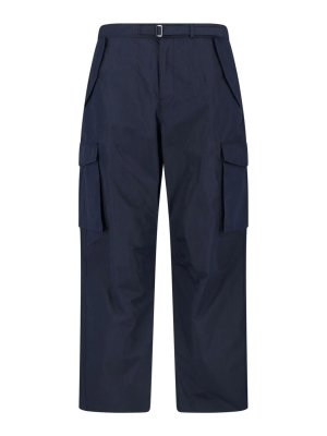 PAUL SMITH: カジュアルトラウザー - カジュアルパンツ - ブルー