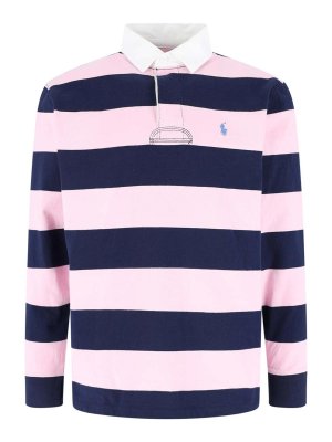 POLO RALPH LAUREN: polo shirts - Striped rugby polo