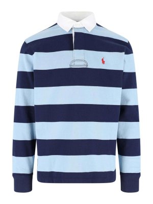 POLO RALPH LAUREN: polo shirts - Striped rugby polo