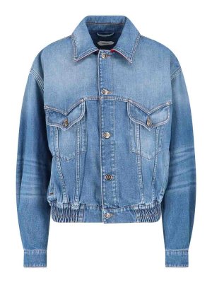 VERSACE: Blazer - Blazer - Azul
