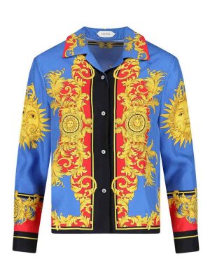VERSACE: shirts - Silk twill shirt