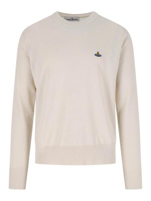 VIVIENNE WESTWOOD: Pull col rond - Pull Col Rond - Blanc