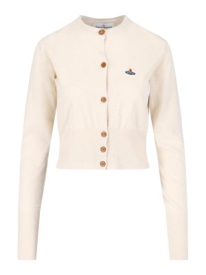 VIVIENNE WESTWOOD: cardigans - bea logo cardigan