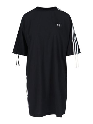 Y-3: Kurze Kleider - Kurzes Kleid - Schwarz