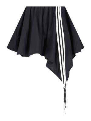 Y-3: gonne al ginocchio  e longuette - Gonna mini asimmetrica