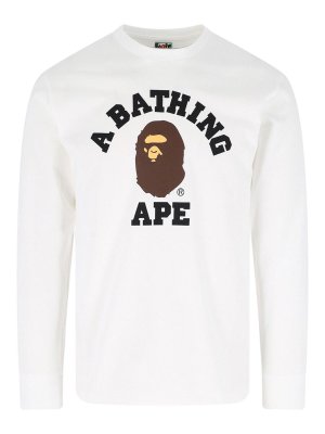 BAPE: Tシャツ - Tシャツ - 白