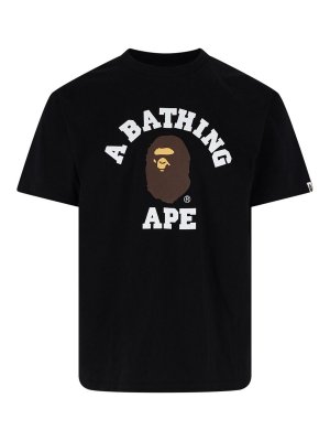 BAPE: T-shirts - T-Shirt - Schwarz