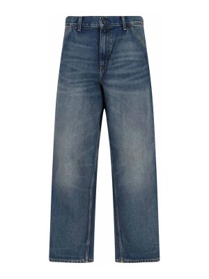 CARHARTT: Straight Leg Jeans - Straight Leg Jeans - Blau