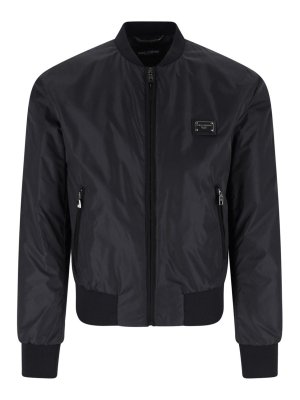 DOLCE & GABBANA: Bomberjacken - Bomberjacke - Schwarz