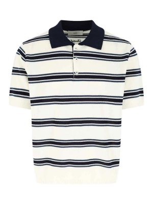 DUNST: polo shirts - Striped polo shirt