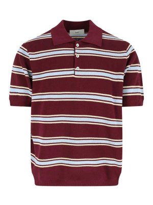 DUNST: polo shirts - Striped polo shirt