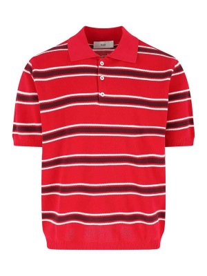 DUNST: polo shirts - Striped polo shirt