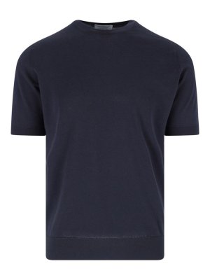 JOHN SMEDLEY: T-shirts - T-Shirt - Blau
