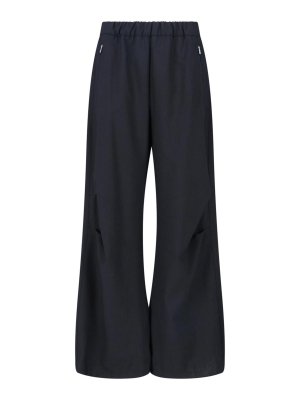 LAMINAR: Casual Hosen - Casual Hose - Schwarz