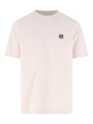 MAISON KITSUNÉ: t-shirts - Fox head t-shirt