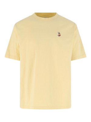 MAISON KITSUNÉ: Camisetas - Camiseta - Amarillo
