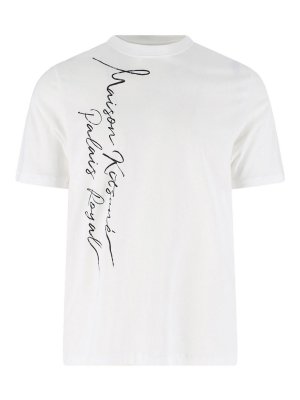 MAISON KITSUNÉ: T-shirts - T-Shirt - Weiß