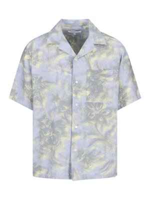 MAISON KITSUNÉ: シャツ - シャツ - ライトブルー