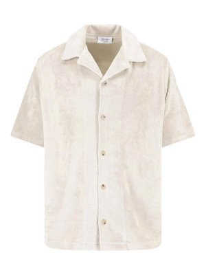MAISON KITSUNÉ: Hemden - Hemd - Beige