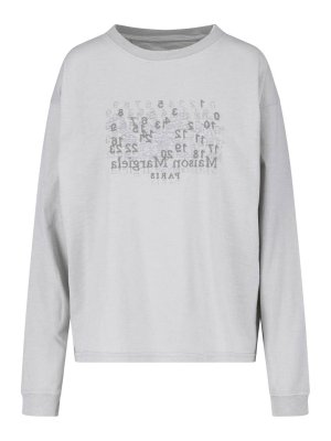 Maison Margiela: short dresses - Logo t-shirt