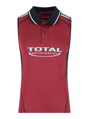 MARTINE ROSE: polo shirts - Polo football shrunken vest