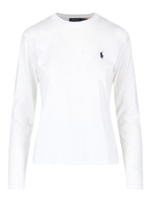 POLO RALPH LAUREN: T-shirts - T-Shirt - Blanc