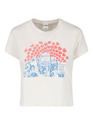 RE/DONE: T-shirts - T-Shirt - Blanc